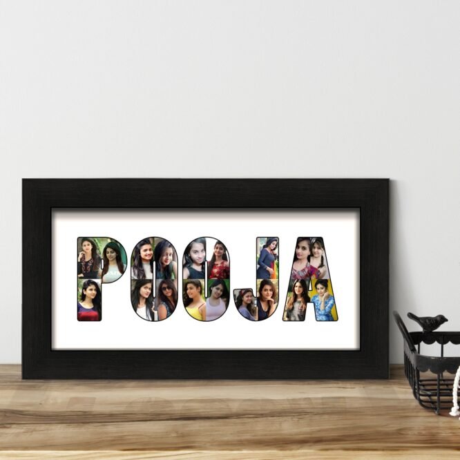 Frame the Name Customized Collage Photo Frame